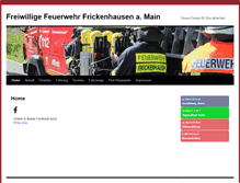 Tablet Screenshot of ff-frickenhausen.de